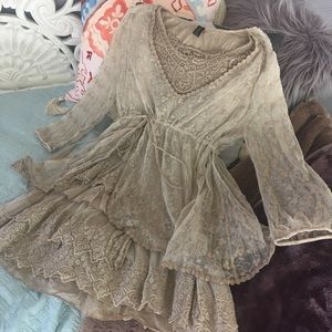 Sacred Threads lacy dress L/XL